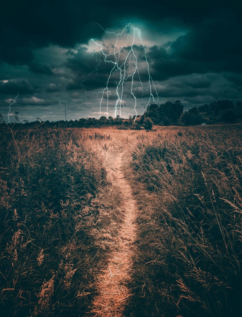 Lightning strike